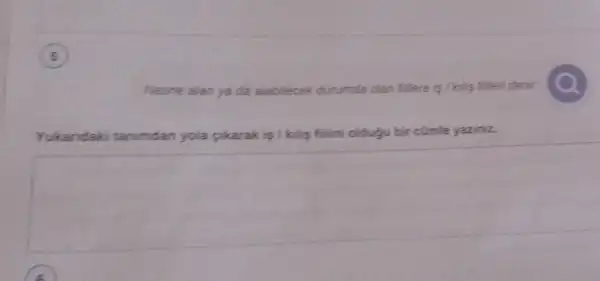 Nesne alan ya da alablecek durumda olan fillere is / kills fillen denir
Yukandaki aki tanimdan yola pikarak is I kills fillini oldugu bir cümle yaziniz.
square